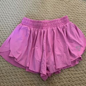 Pink flow amazon shorts, Size Small